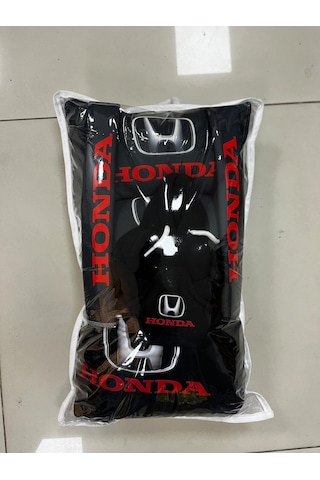 Honda Siyah Süper Set Dörtlü Servis Kılıfı + İkili Yastık Ve Kemer Kılıfı