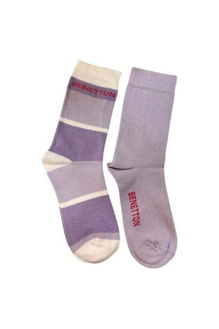 United Colors Of Benetton Unıted Colors Of Benetton Erkek Çocuk 2'li Soket Çorap Bnt-g24086 Lila