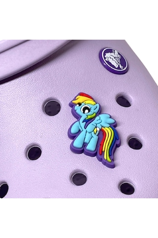 Crocs Terlik Süsü & Renkli Aksesuar Jibbitz Buz Mavisi