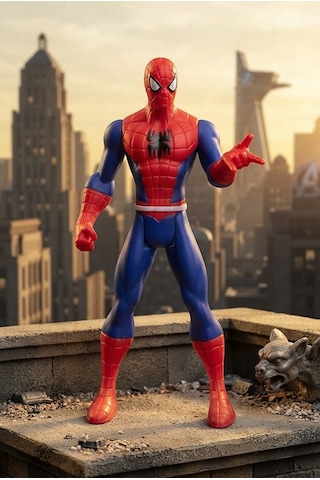 TıfılToys Örümcek Adam 30 Cm Aksiyon Figürü Gerçekçi Görünümlü Hayal Gücü Geliştirici Oyuncak Figür