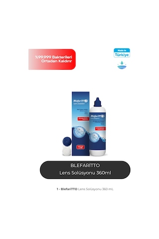 Tto Blefari Lens Solüsyonu 360 Ml