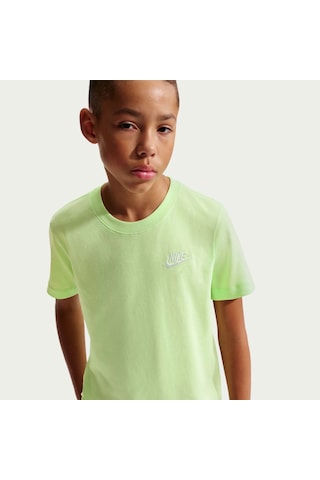 Nike Nsw Tee Emb Futura Yeşil Pamuklu Çocuk T-shirt