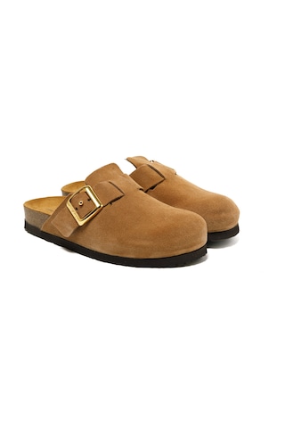 Terlik Kadın 17d5 Frau Velour-s Terra Brown Terra