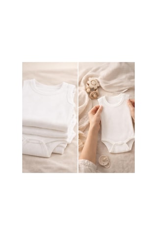 Ayağıma Getir 5'li Bebek Atlet Body Zıbın Çıtçıtlı 100% Pamuk Çok Renkli