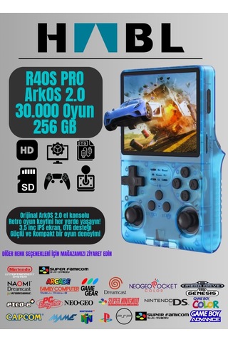 R40s Pro Retro Oyun Konsolu El Atarisi Arkos 2.0 İşletim Siste...