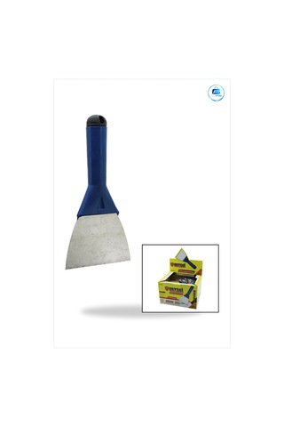 Metal Kazıma Spatulası 120 Mm Plastik Saplı Boya Sökme Macun Düze