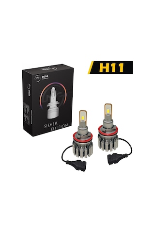 Slim Led Xenon V2 12-24 Volt Silver Edition Csp Led H11