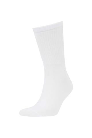 DeFacto Erkek Rahat Lastikli 3'lü Pamuklu Uzun Çorap Z0806AZNSWT1