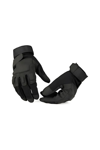 Single Sword Unisex Spor&fitness Eldiveni, Taktik&pilot Eldiven Blackhawk Siyah