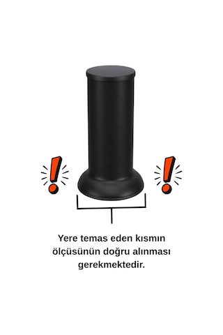 Robot Süpürge İçin Ahşap Baza Yükseltici, 6cm Yükseltir, Çap.6 Oyuklu Takoz 1 Adet