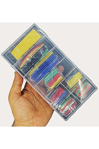 Komponentci Isı İle Daralan Makaron Kablo Yalıtım Set 328 Parça Kutulu