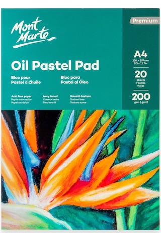 Mm Yağlı Pastel Ped Premium 200gr A4 20 Sayfa Çok Renkli
