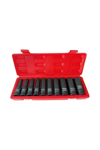 Fuhao 1/2 Altı Köşe Havalı Derin Lokma Takımı 10 Parça