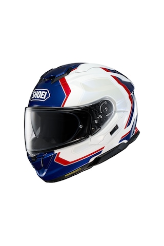 Shoeı Gt-Air 3 Realm Tc-10 Motosiklet Kaskı Beyaz - Kırmızı - Mavi 2XL