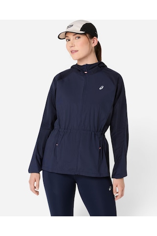 Asics Road Packable Jacket Kadın Lacivert Ceket 2012d076-400