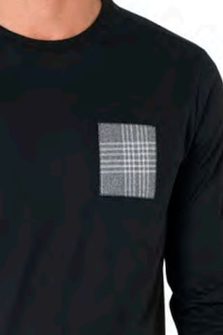 Pierre Cardin 6107 Erkek Uzun Kollu Bisiklet Yaka Pijama Takımı-siyah Siyah