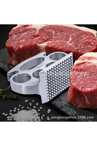 Geeroyoo Alüminyum Et Çekiç - Çift Uçlu, Pratik Ve Etleri Mükemmel Yumuşatır