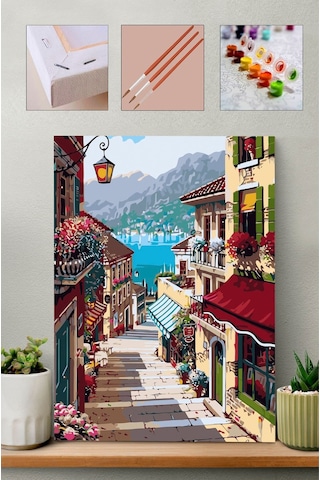 Sayılarla Boyama Seti - Liman Yolu