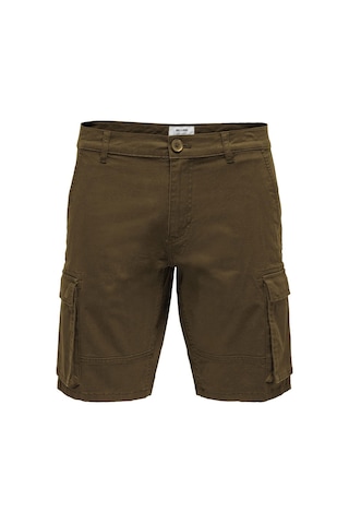 Only & Sons Onscam Stage Cargo Erkek şort Kahverengi