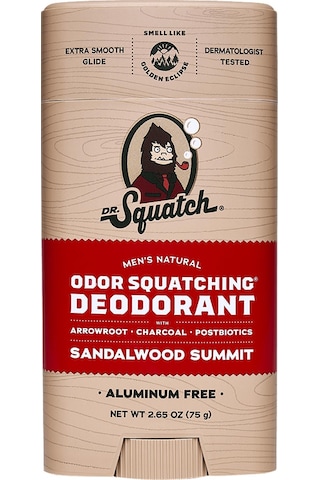 Dr. Squatch Sandalwood Summit Alüminyumsuz Stick Deodorant 75gr