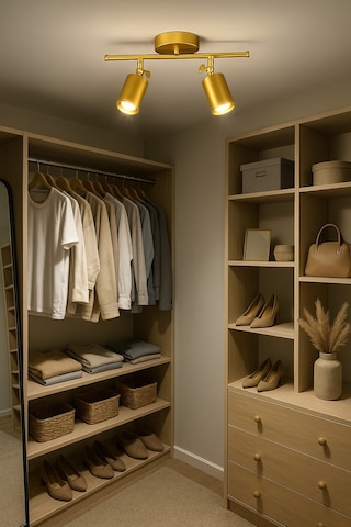Koal Avize Spoti 2'li Eskitme Renk Gün Işığı Modern Tasarım Cafe - Mutfak - Banyo Spot Ledli Sıralı Avize Eskitme Eskitme