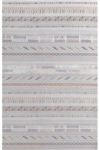 Gabardin Halı April 6201 Serisi Triko Akrilik Salon Oturma Yatak Odası Halısı Çok Renkli