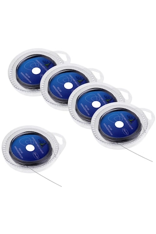 Homyl Paslanmaz Çelik Tel Lures Lider İzleme Oltaları 10m 7 30-pound