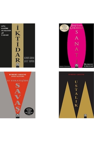 Baştan Çıkarma Sanatı - 33 Stratejide Savaş - Ustalık - Iktidar / 4 Kitap Set - Robert Greene