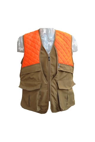 Horizon Av 03 Düz Renk+Turuncu Darbelik - Av Yeleği-0005 Camel - Turuncu