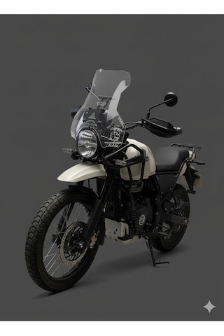 Royal Enfield Himalayan 450 Tur Cami 55cm Yükseklik + Gps Tutucu Bar Şeffaf