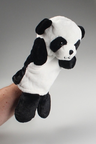 El Kuklası Panda Peluş Oyuncak