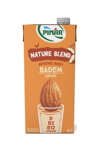 Pınar Nature Blend Bitkisel Bazlı Badem İçeceği 1 Lt X 6 Adet