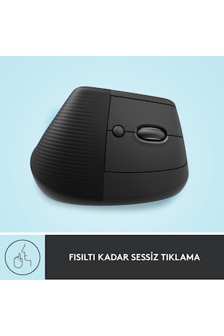 Logitech Lift Sessiz Kablosuz Ergonomik Dikey Mouse
