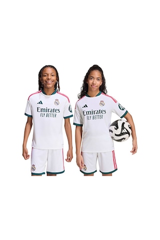 Adidas Real Madrid 26/27 İç Saha Forması Çocuk Futbol Forması Kc3993 Beyaz