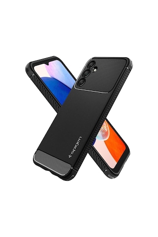 Spigen Galaxy A14 5g İle Uyumlu Kılıf Rugged Armor Matte Black