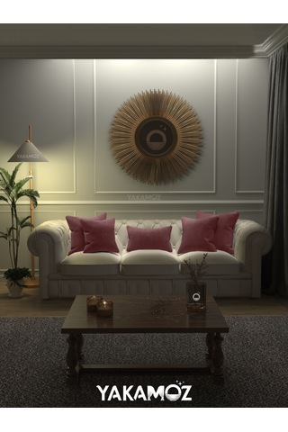 Br Yakamoz Lavanta Pembesi Kırlent , Yastık Kılıfı Kadife Görünümlü Velvet Touch Serisi Lavanta Pembesi