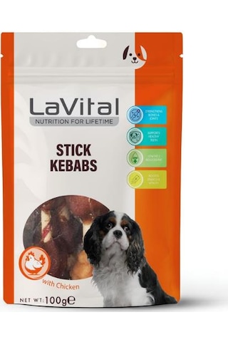 Lavital Ördek Etli Ve Tavuk Ciğerli Kebap Köpek Ödülü 100 Gr