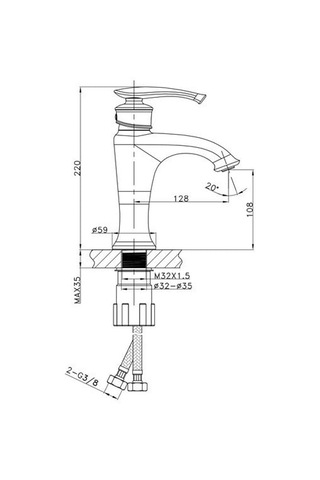 Fontana Altın Lavabo Bataryası