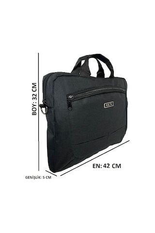 Bene Siyah Darbeye Karşı Korumalı 18,5inch Laptop Evrak Çanta 189 Siyah
