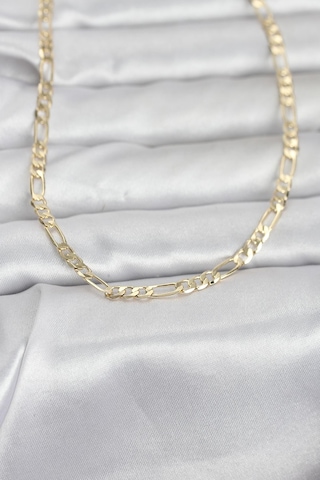 Cm 14k Gold Renk Kuşgözü Zincir Model 60 Cm Kadın Kolye - Lisinya Çok Renkli