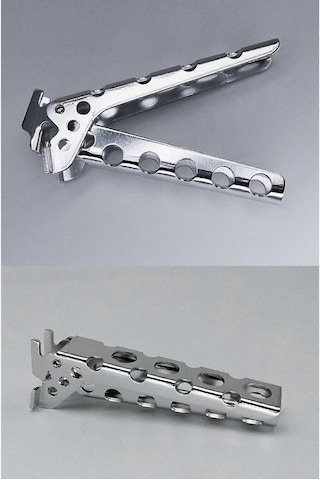 Haşlanmaya Karşı Dayanıklı Tencere Tutucu Tava Sapı Mutfak Gereçleri Çok Amaçlı Tencere Kelepçesi Alüminyum Alaşımlı Seyahat, Açık Hava, Izgara