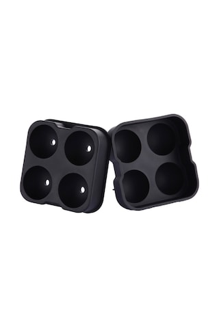Ball Shape 4-grid Silicone Ice Cube Mold Diğer