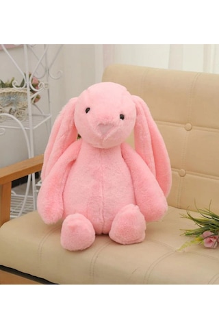Uyku Arkadaşım Uzun Kulak Bunny Peluş Tavşan 65 Cm Pembe Genel