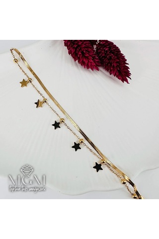 Mepa Gold Çelik Bileklikler 16+5 Cm Uzatma Payı - Kbl0132 Najmaddin Altın