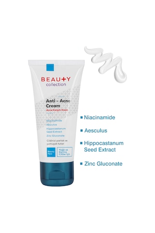 Beauty Collection Akne Karşıtı Onarıcı Krem 50 ML