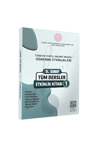 2026 MEB Ortaokul 5.Sınıf TÜM DERSLER Etkinlik Kitabı 1-2 Türkiye Yüzyılı Maarif Modeli BASKI ÜCRETİ