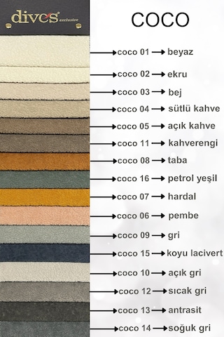 Coco Serisi Premium Silinebilir Döşemelik Kumaş Bej