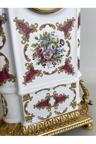 Mignon Decore J'limoges Ala Main Antika Porselen Masa Saati