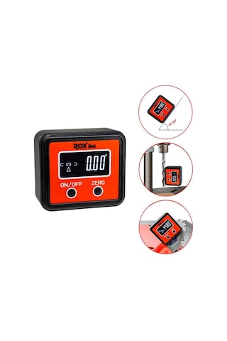 Rox Wood 0095 Dijital Mıknatıslı Açı Ölçer