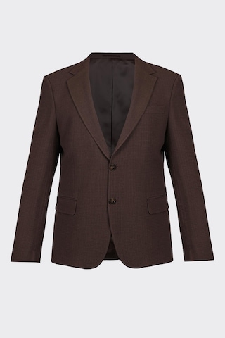 Kahverengi Kapak Cepli Smart Casual Ceket Kahve